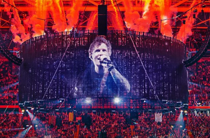 Látványos műsorral érkezett Ed Sheeran Budapestre